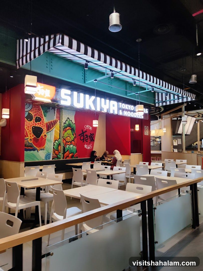 Sukiyaki Restaurant Interior