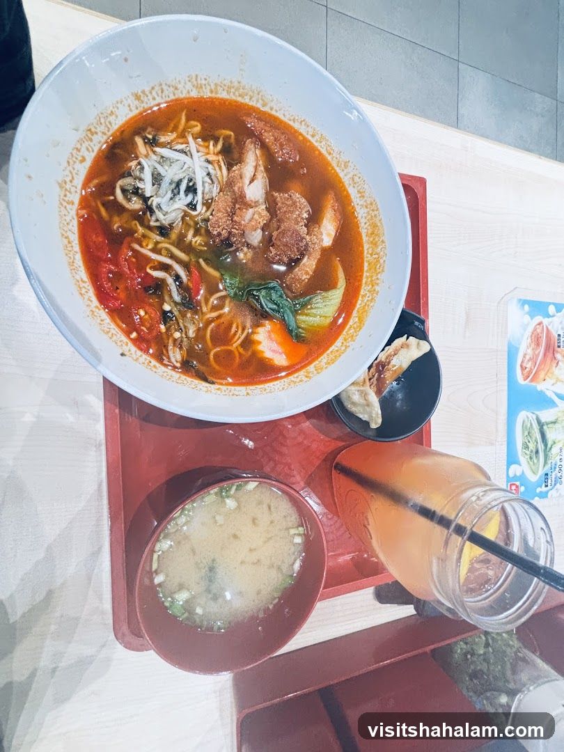 Ramen Meal with Drink