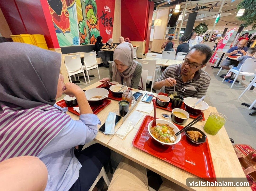 People Eating at a Restaurant