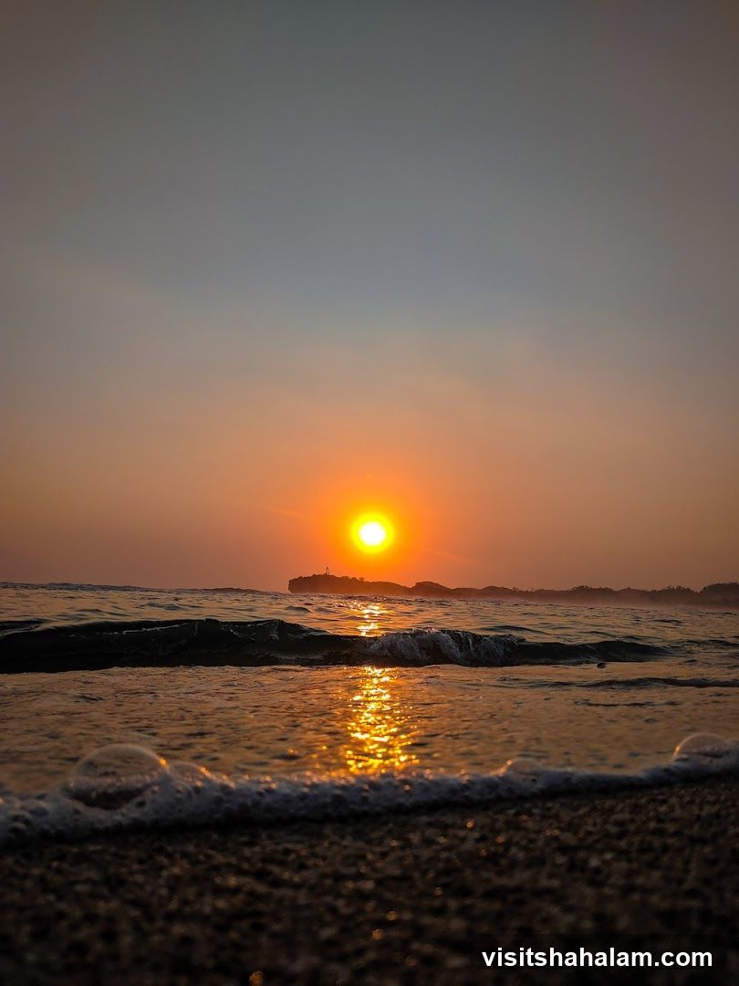 Sunset over the ocean