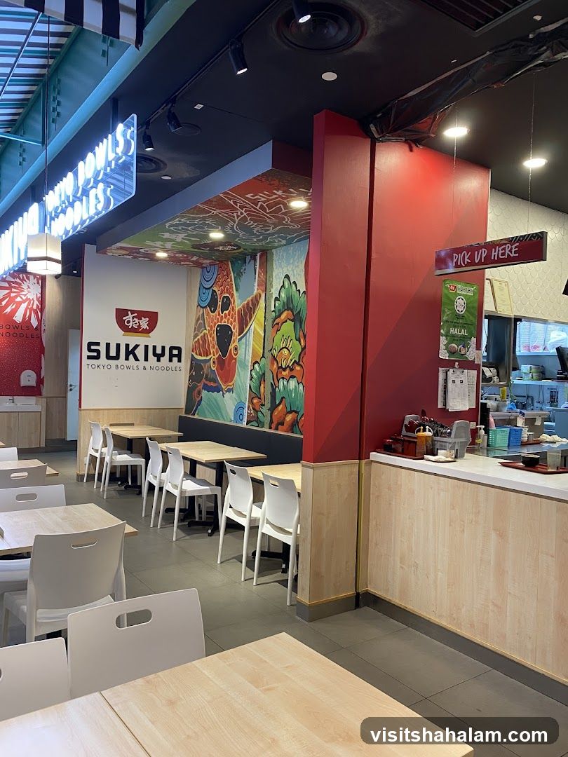 Sukiya Restaurant Interior