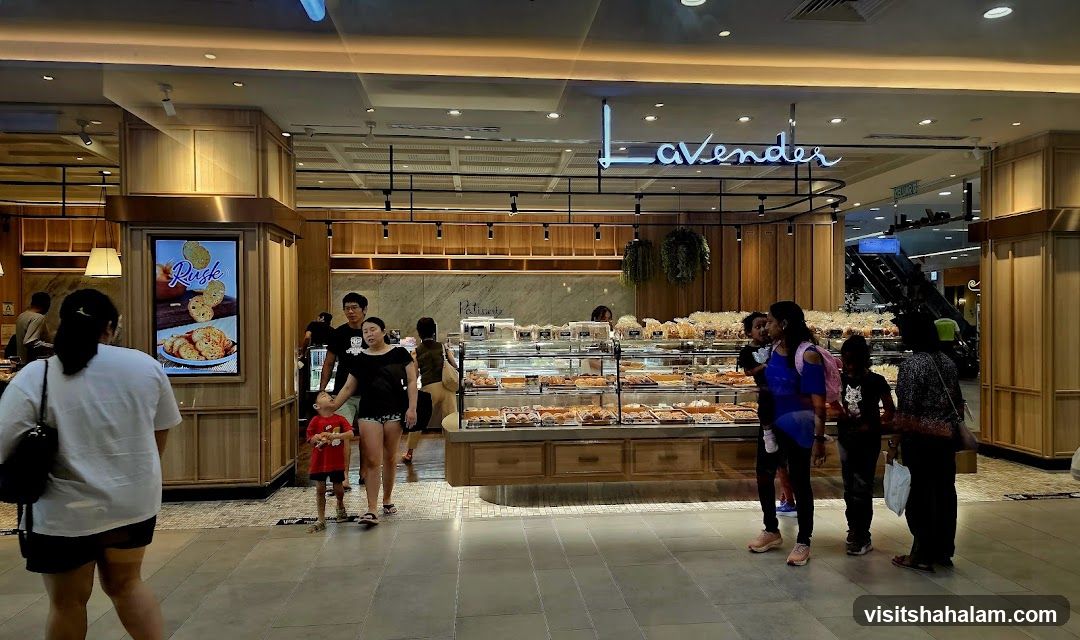 Bakery Interior with Display Cases