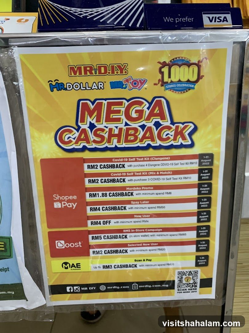 MR. D.I.Y. Mega Cashback Promotion