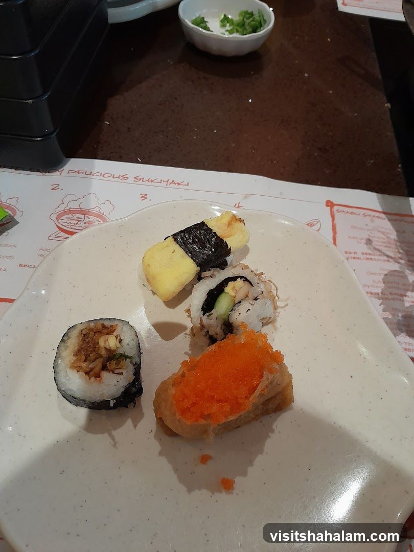 Sushi and Sukiyaki Placemat