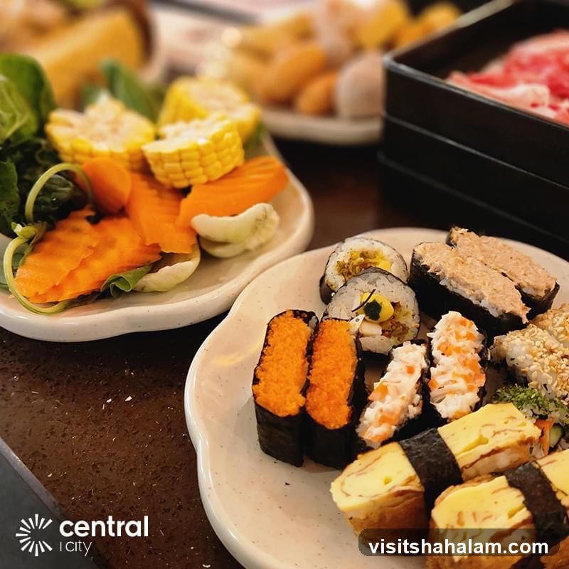 Sushi and Vegetables