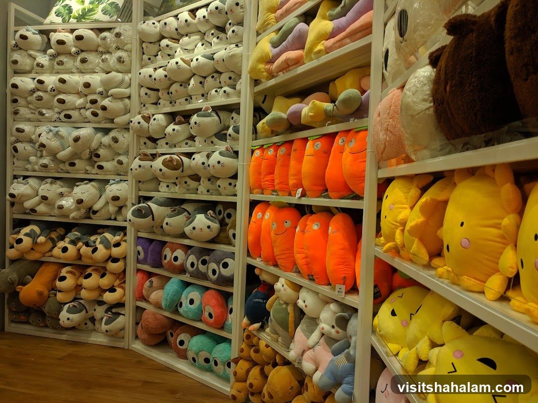 Plush Toys on Shelves