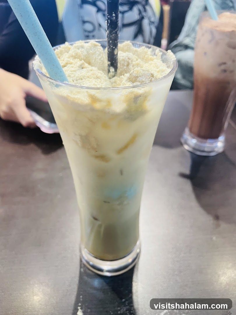 Iced Beverage with Toppings