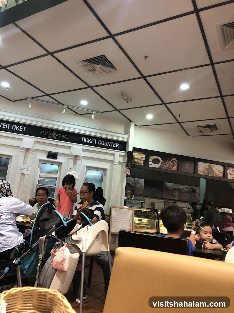 People dining in a cafe