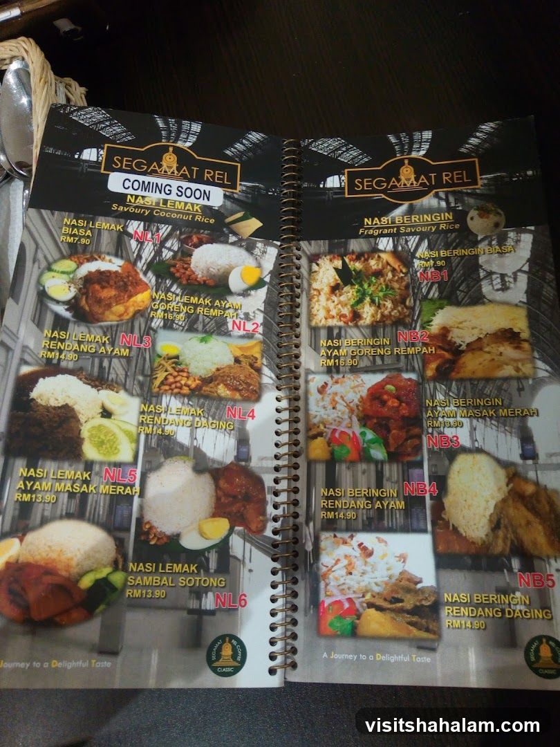 Segamat Rel Menu