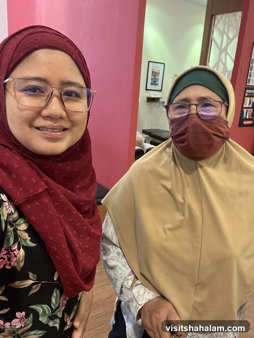 Two women posing for a photo