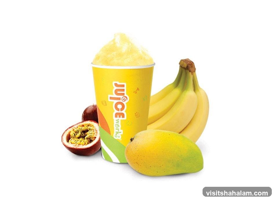 Juice Works Banana Mango Passion Fruit Smoothie