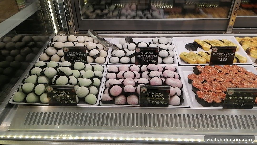 Assortment of Mochi and Other Japanese Snacks