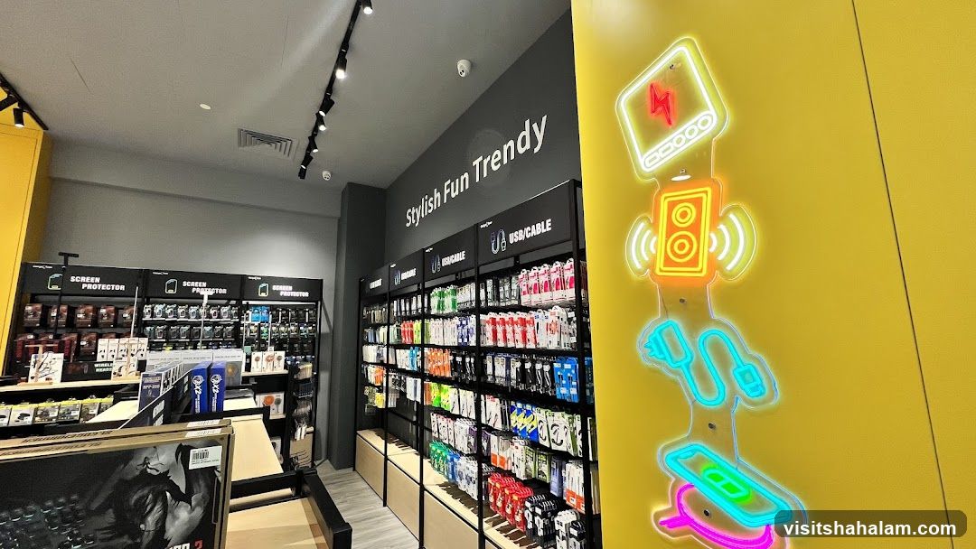 Store Interior with Accessories