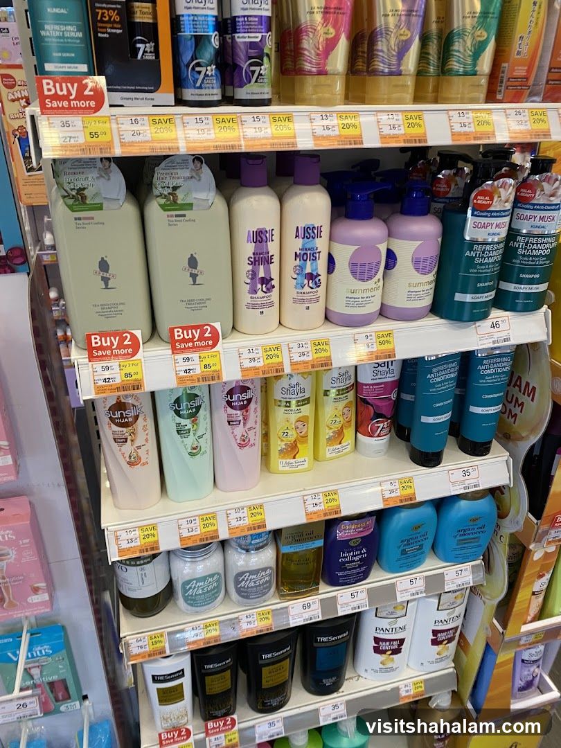 Shampoo and Conditioner Aisles