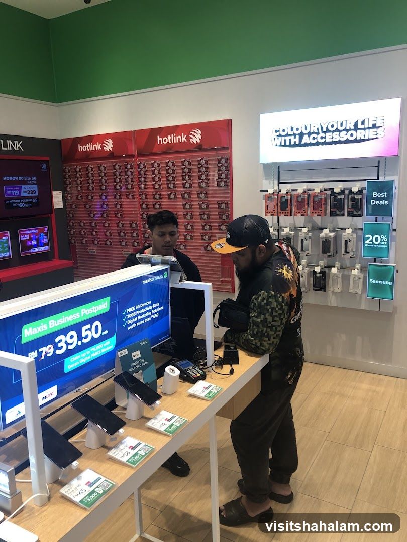 Mobile Phone Store Display