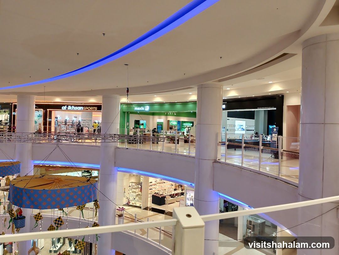 Interior of a shopping mall