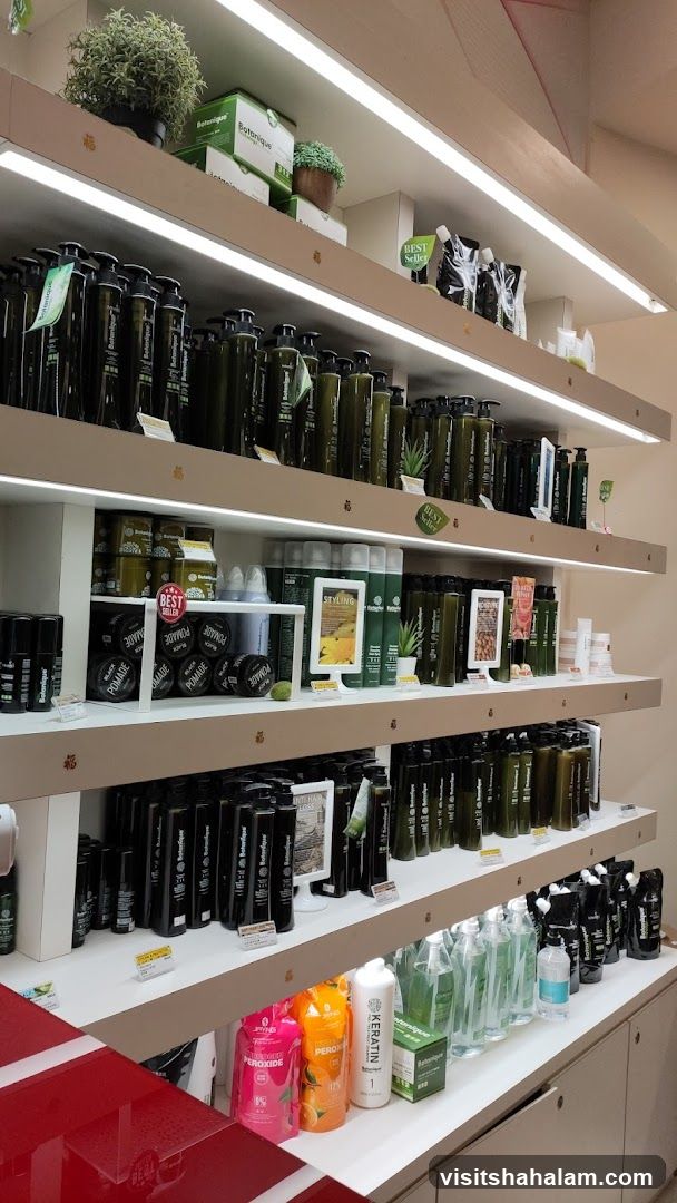 Hair Products on Shelves