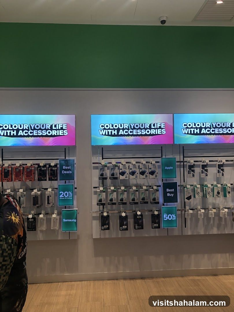 Phone Accessories Display