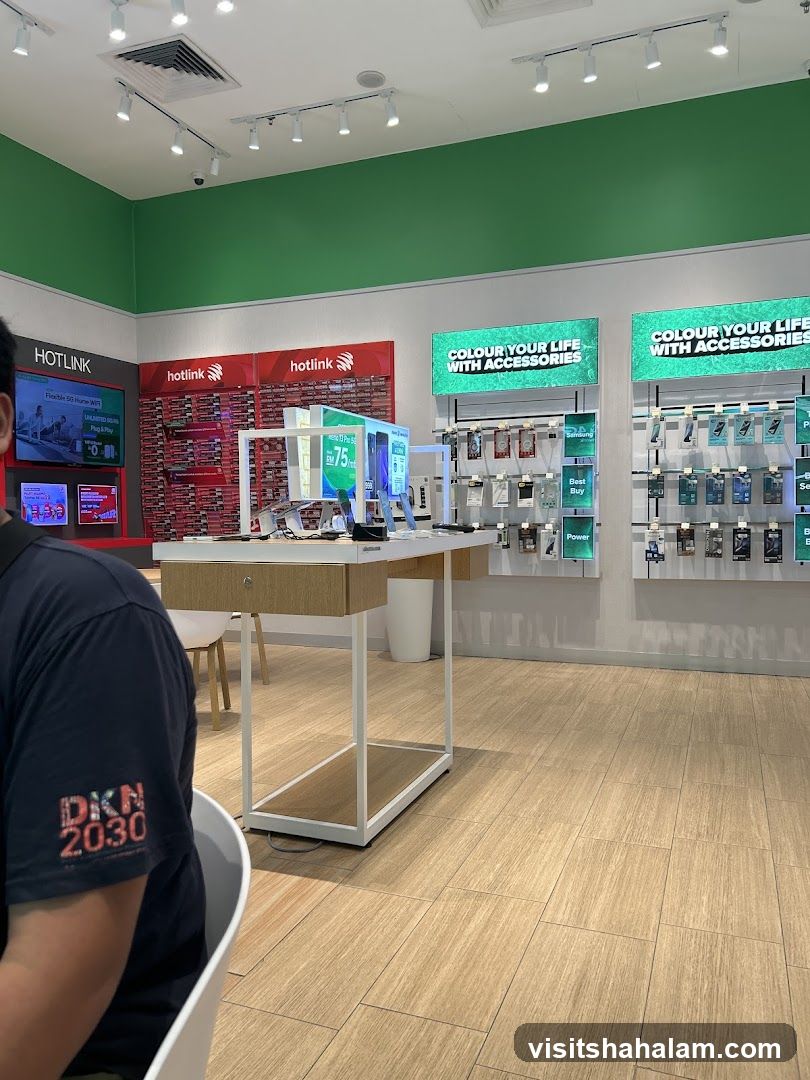 Mobile Phone Store Interior
