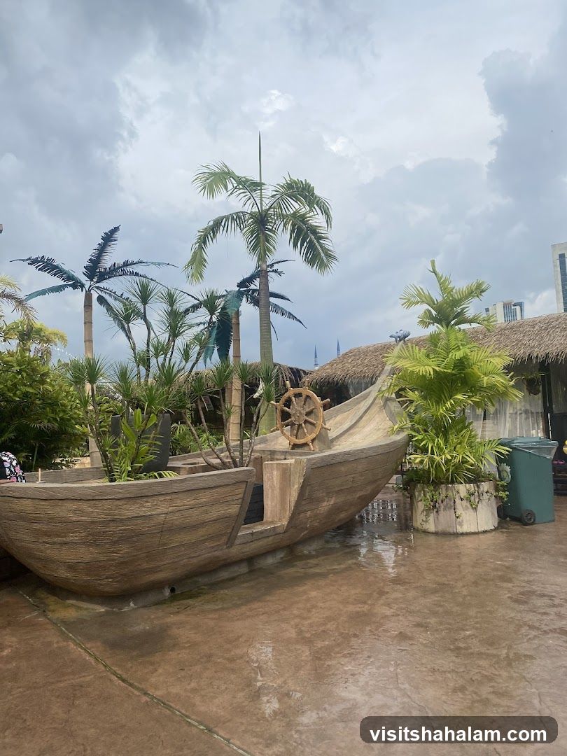 Themed Outdoor Seating Area