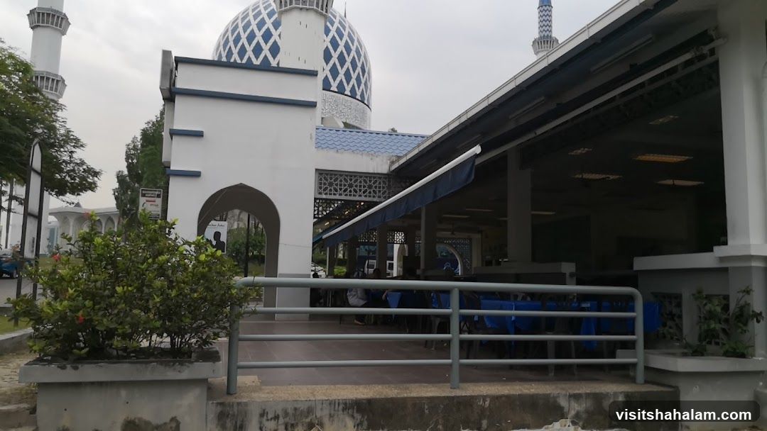Mosque with Outdoor Seating Area