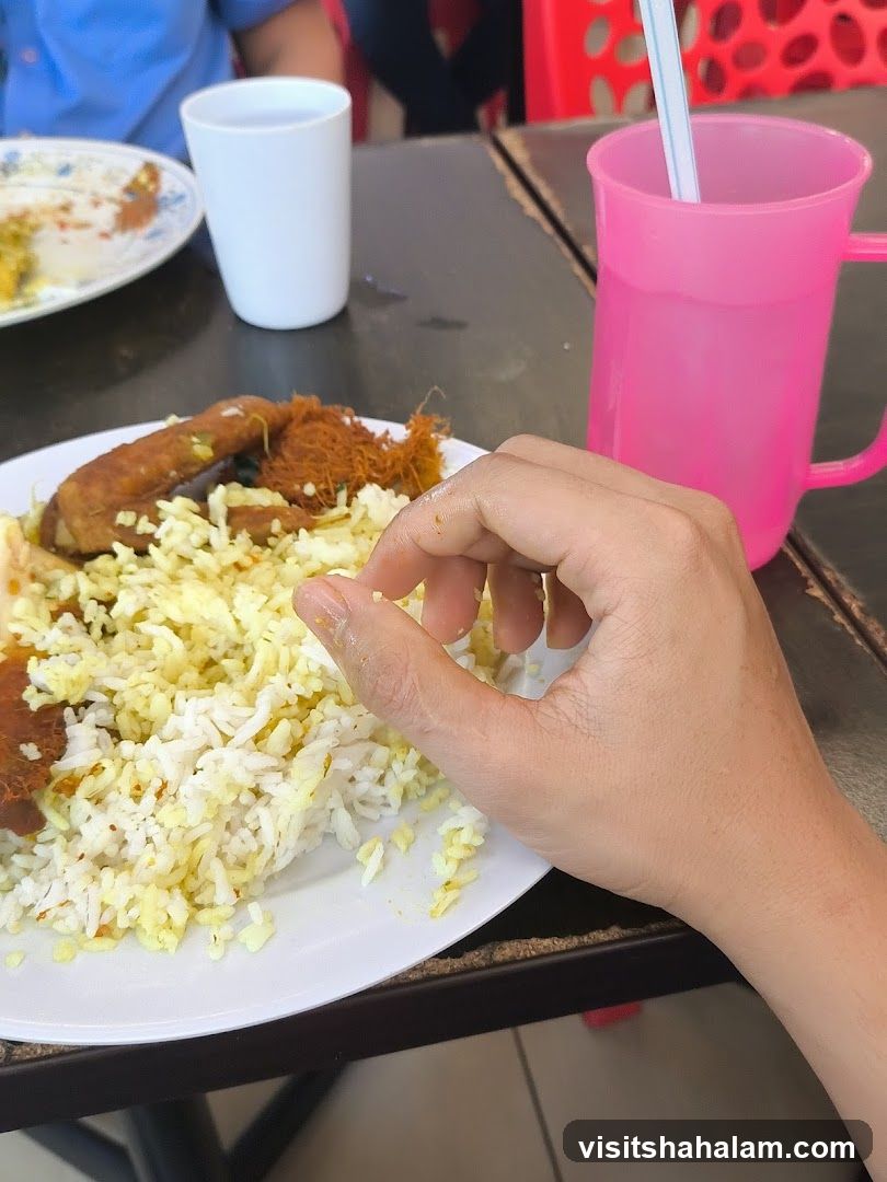 Meal with Rice and Side Dish