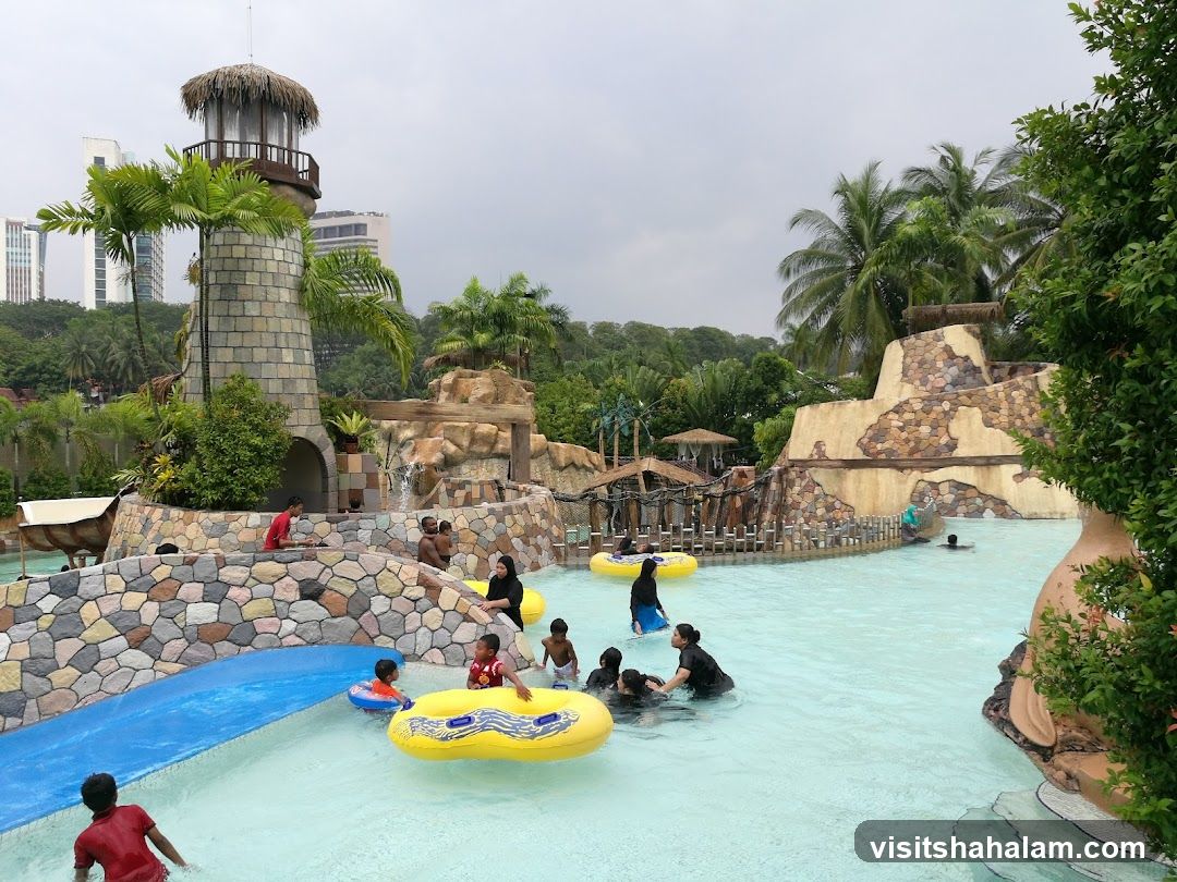 Water Park with Lighthouse Structure