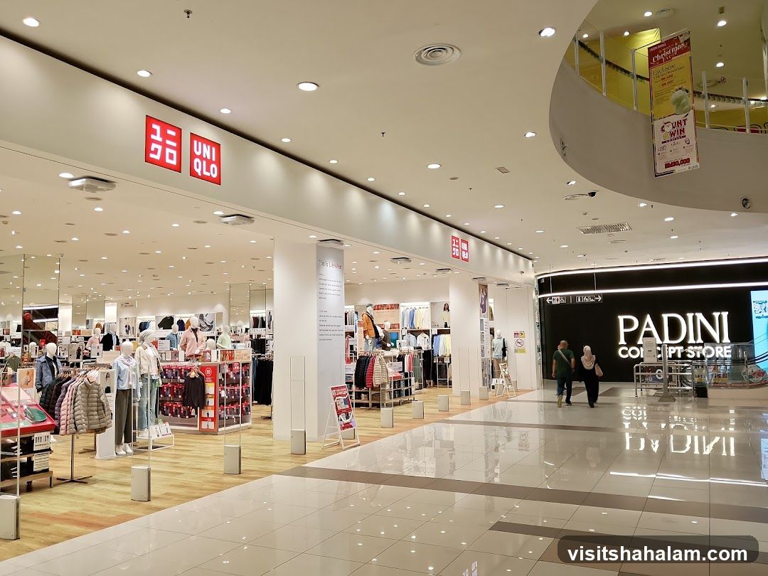Uniqlo and Padini Stores in a Mall