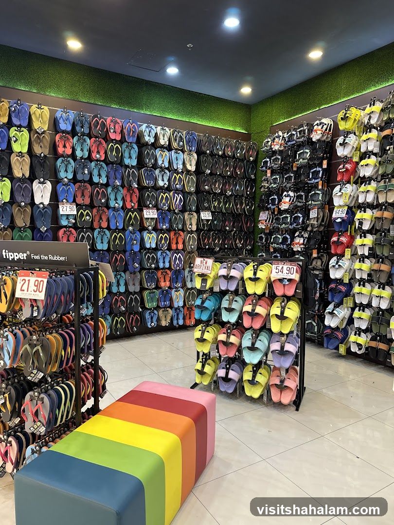 Flip-flop store interior