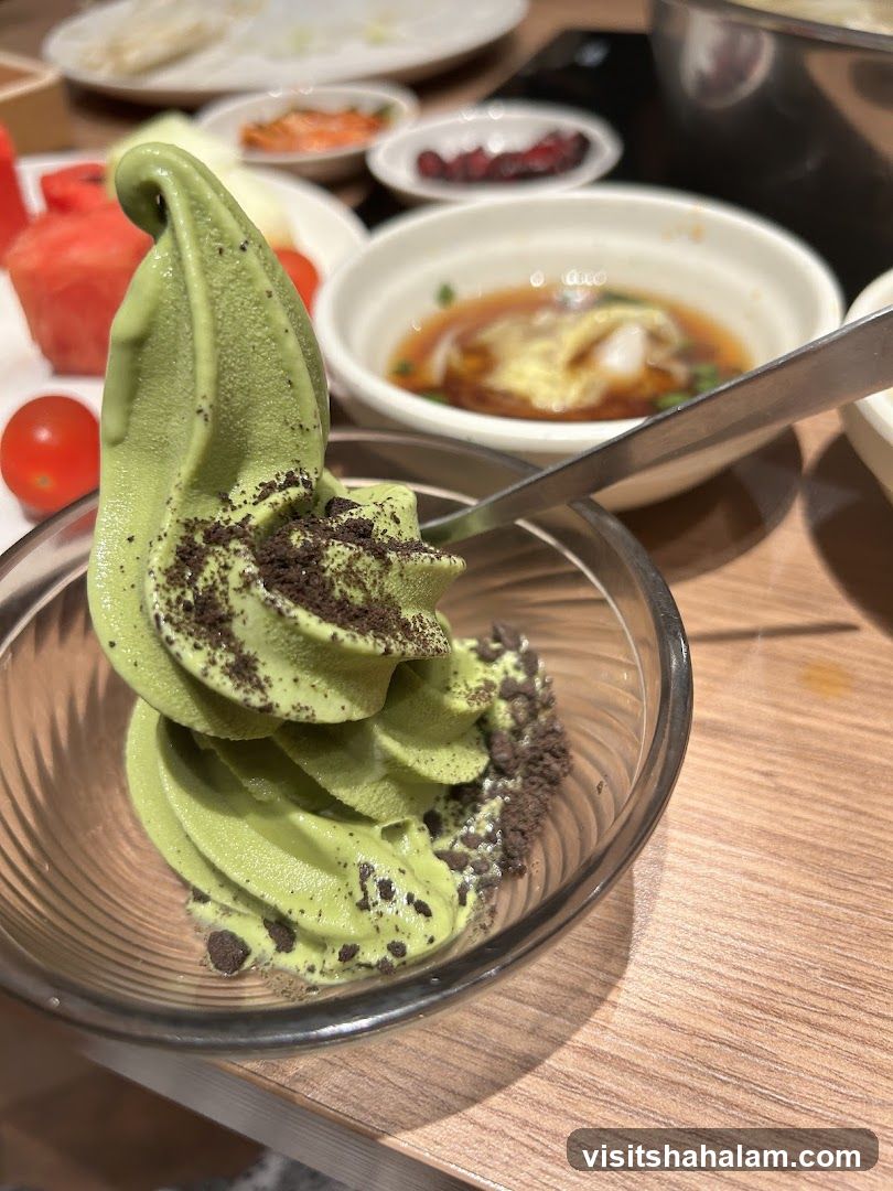 Matcha Soft Serve Ice Cream