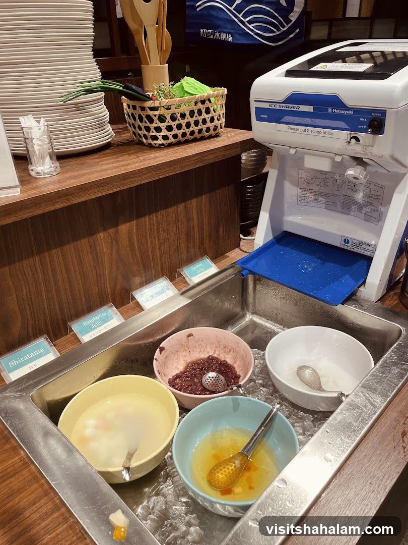 Dessert Toppings Bar