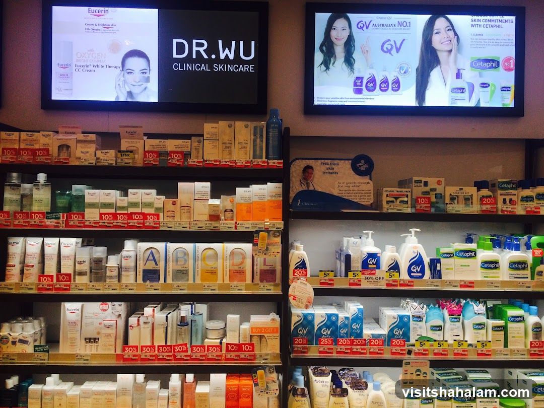 Skincare Products Display