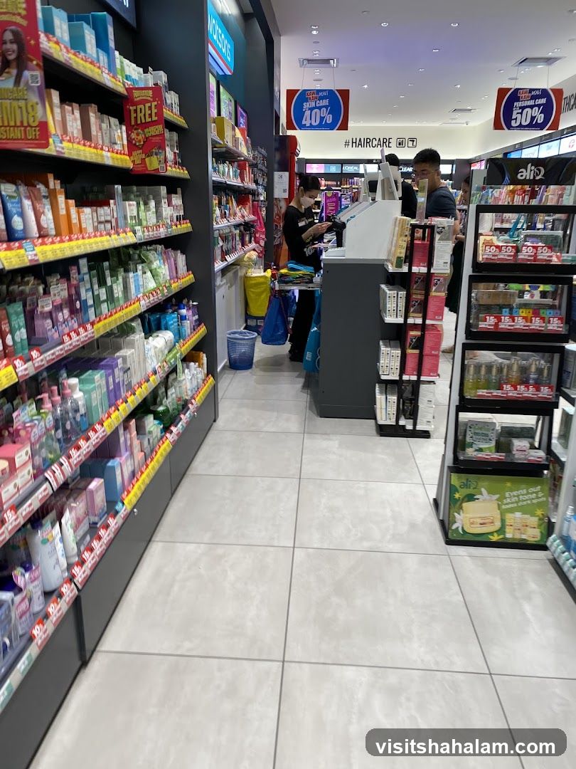 Watsons Store Interior
