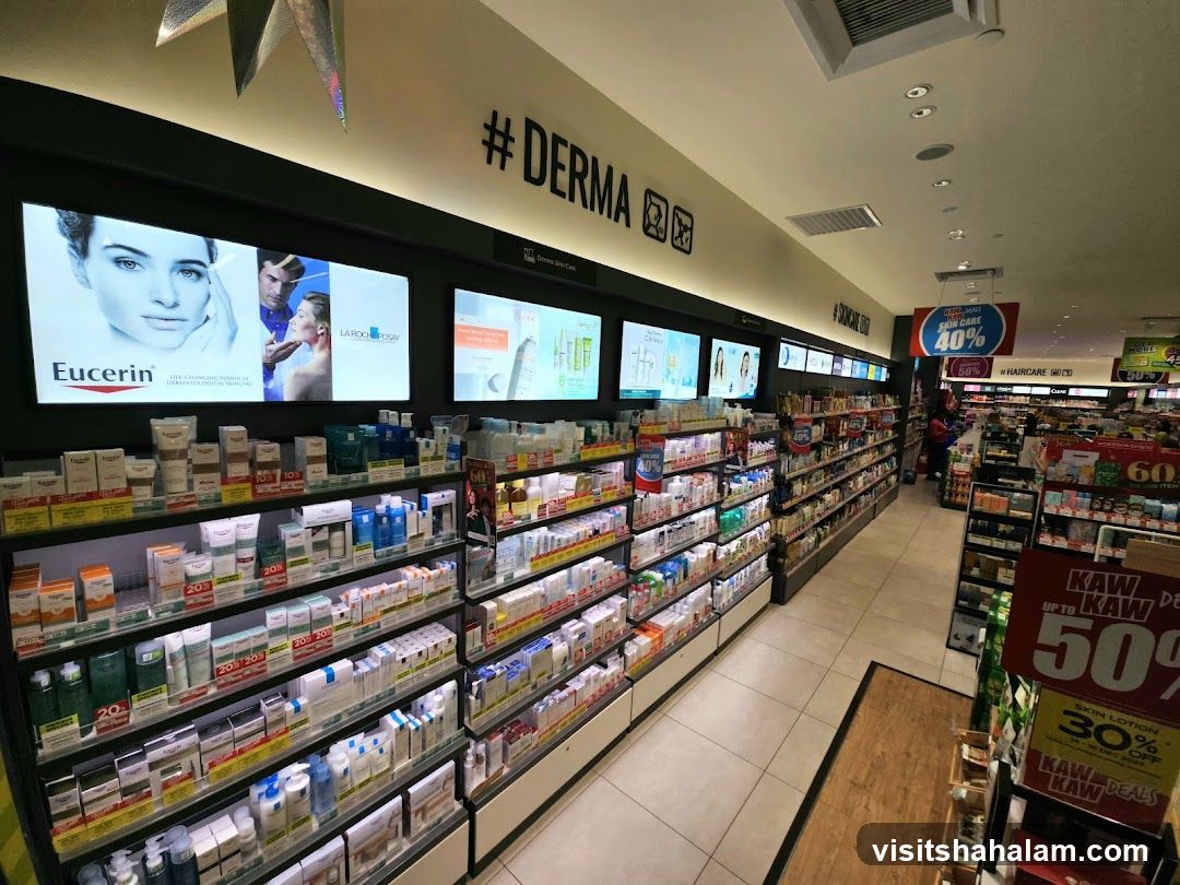 Skincare Products Display