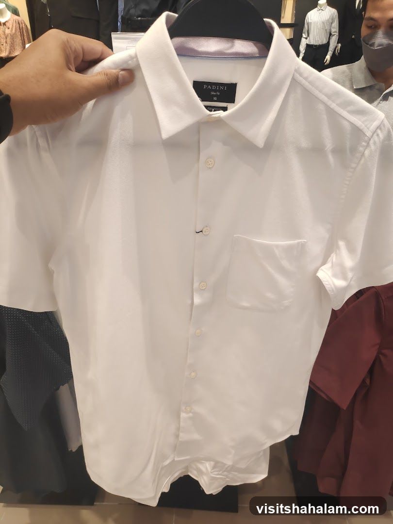 White Short-Sleeved Shirt