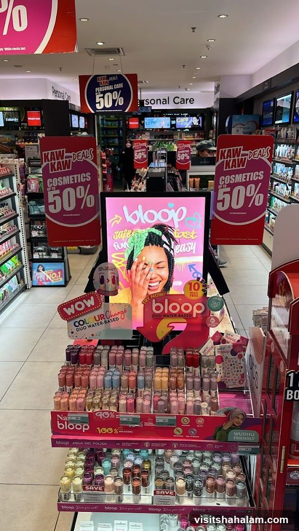 Cosmetics Sale Display