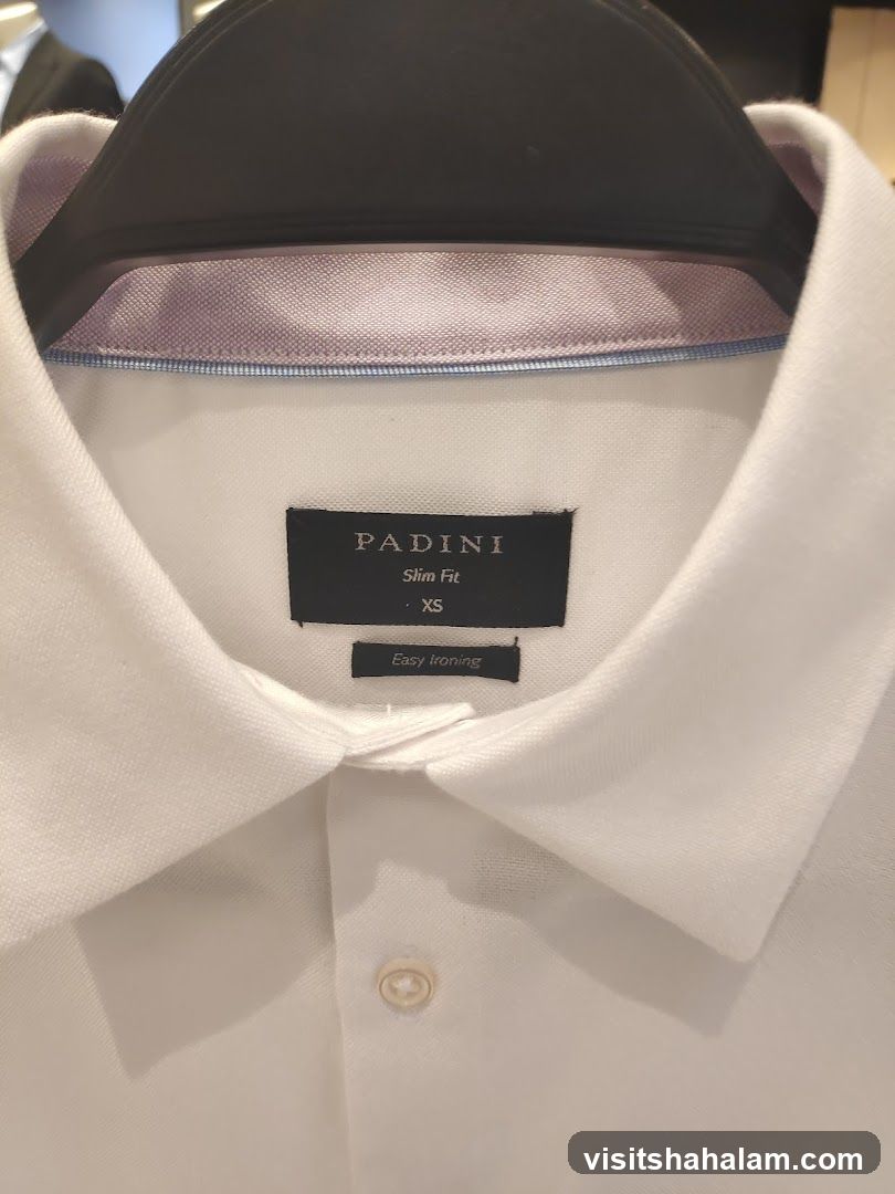 White Shirt with Padini Label