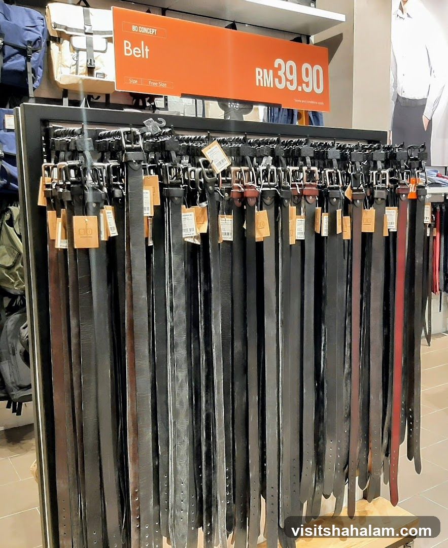 Belts on Display