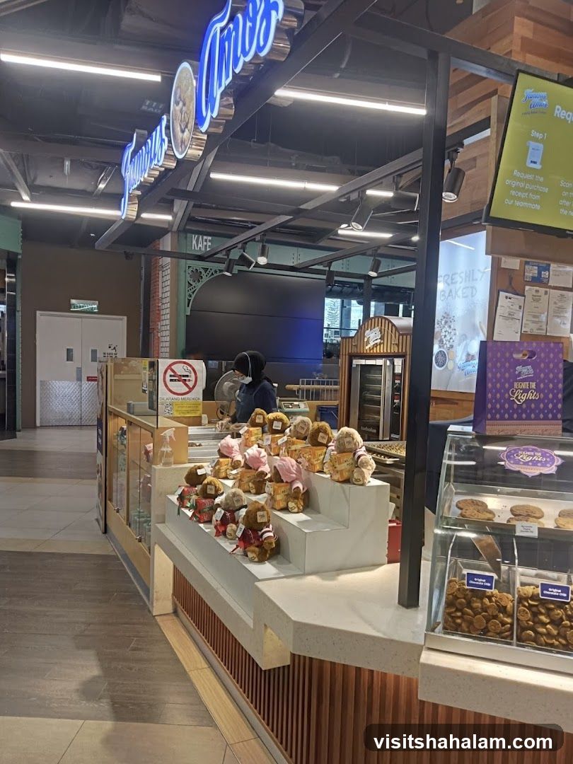 Famous Amos Bakery Stall