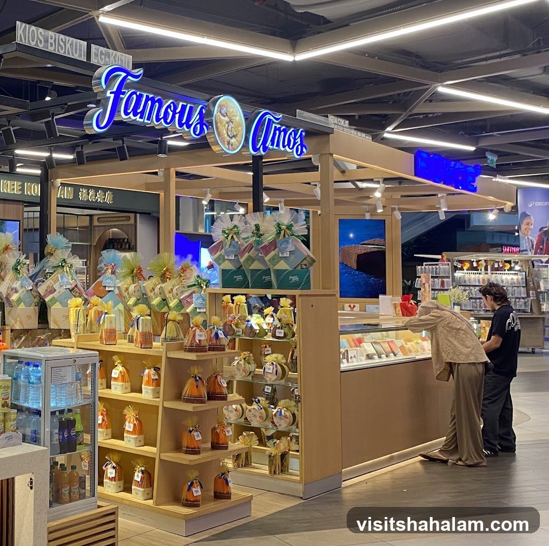 Famous Amos Cookie Stall