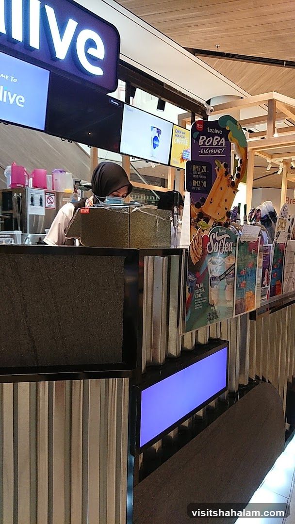 Tealive Boba Counter