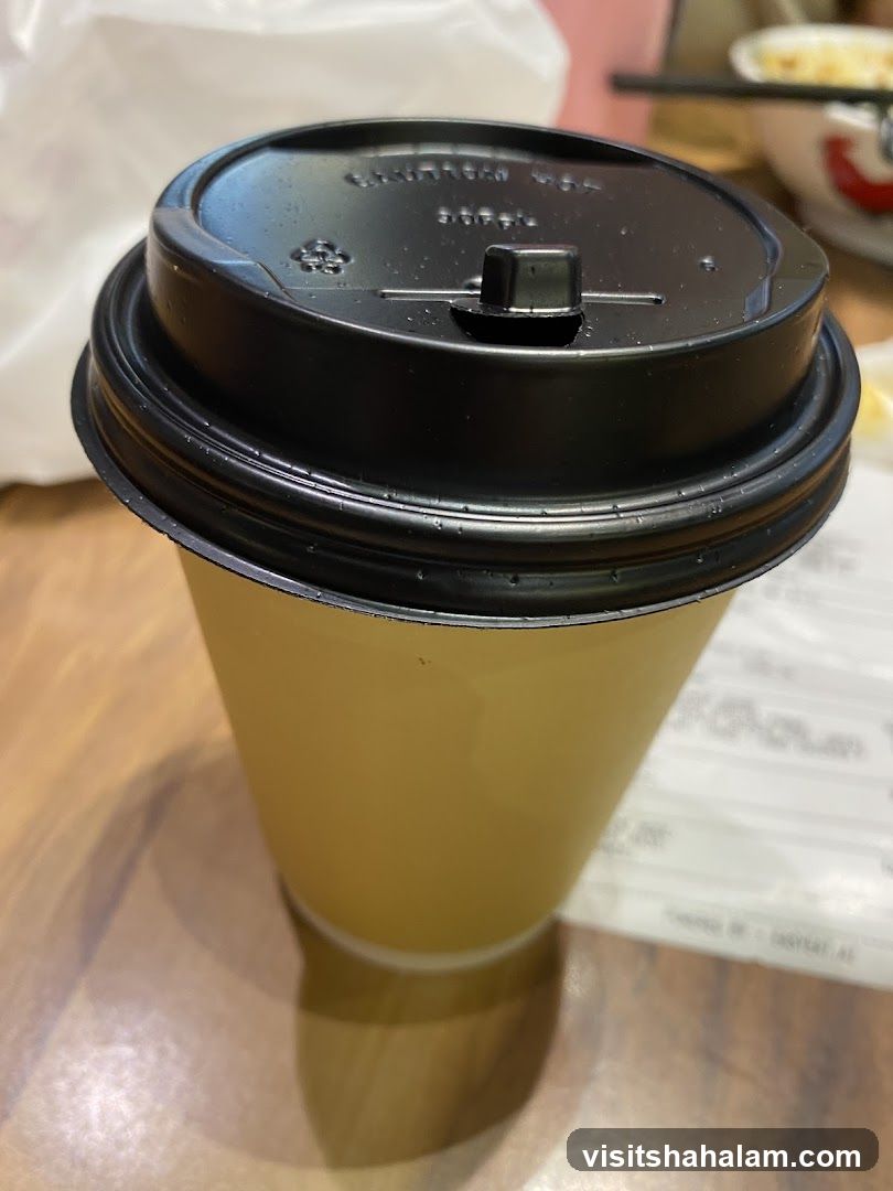 To-go coffee cup