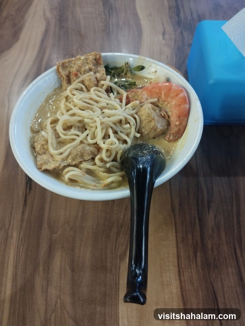 Noodle Soup with Shrimp