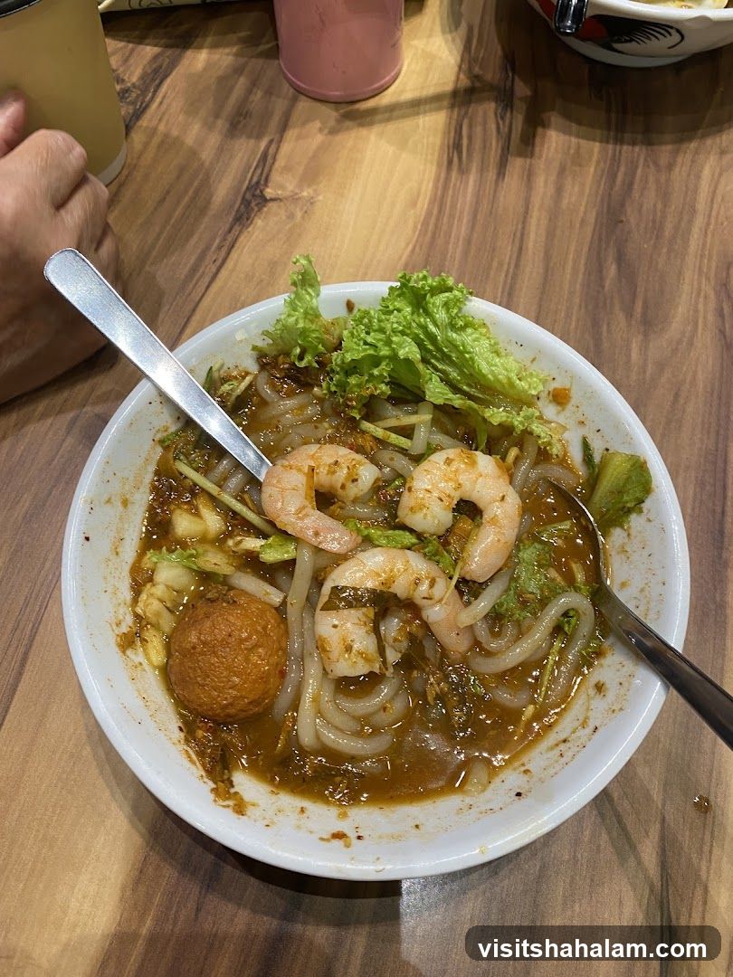Laksa with Shrimp