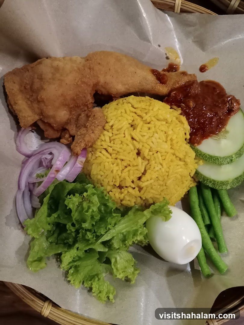 Fried Chicken Rice Platter