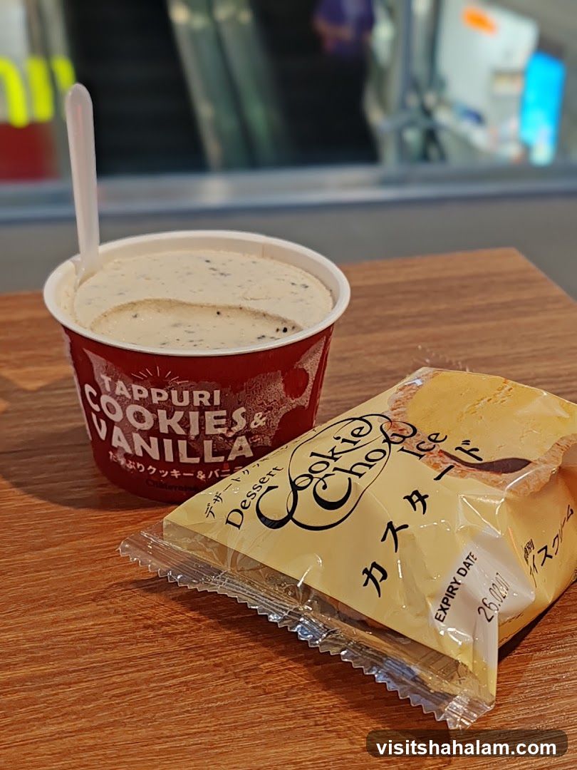 Ice Cream and Cookie Sandwich