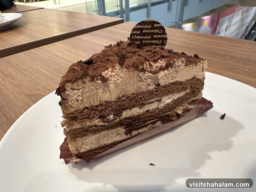 Chocolate Layer Cake Slice