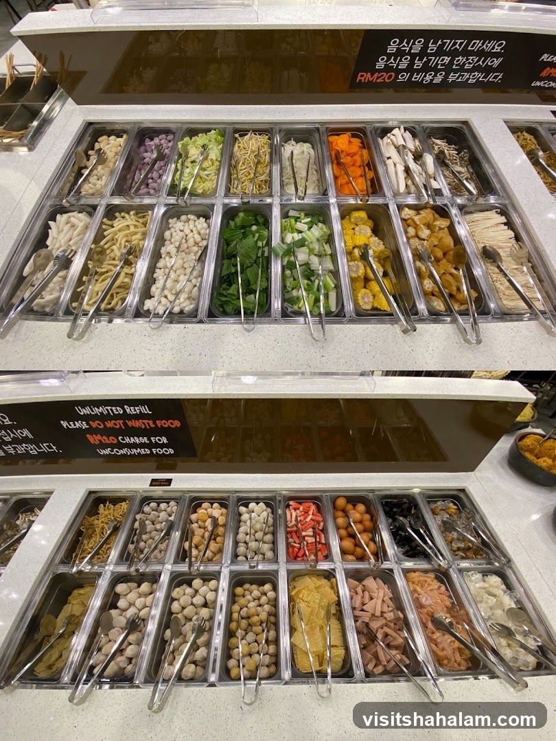 Buffet Food Display