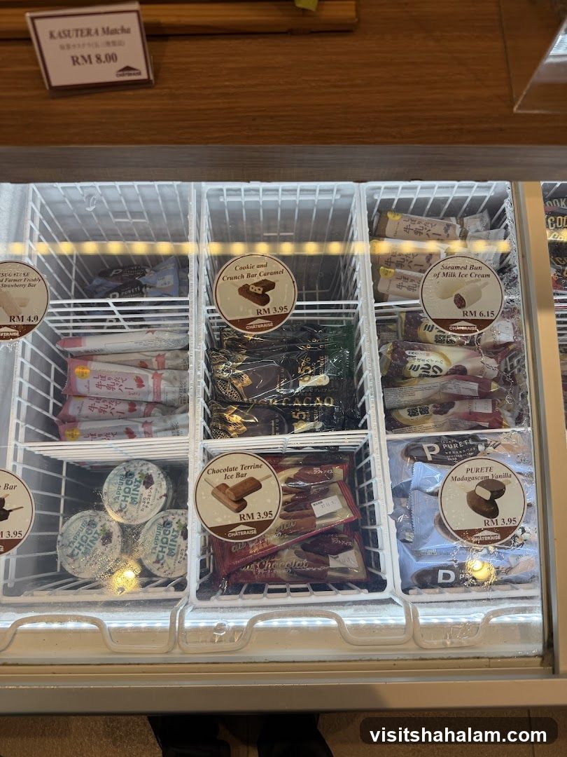 Frozen Desserts Display