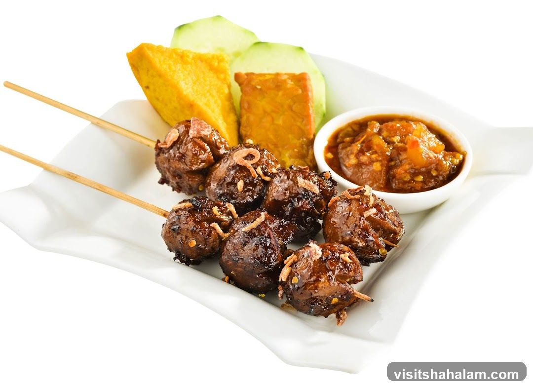 Skewered Meatballs with Accompaniments